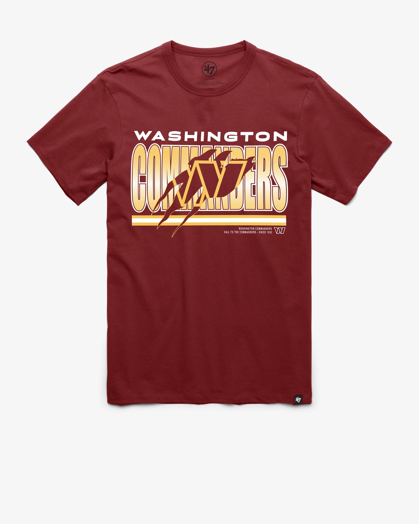 WASHINGTON COMMANDERS TEAM THUNDER RIP '47 FRANKLIN TEE