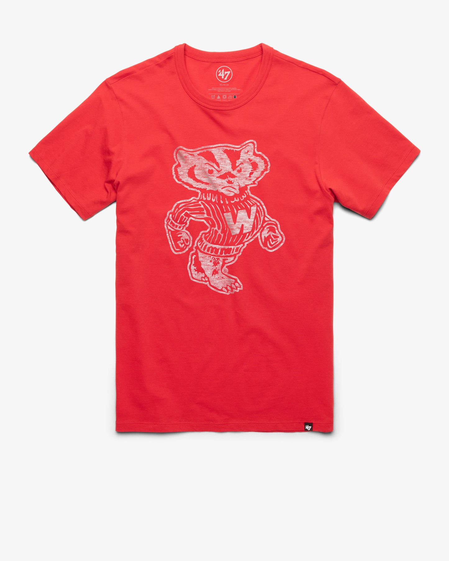 WISCONSIN BADGERS VINTAGE PREMIER '47 FRANKLIN TEE