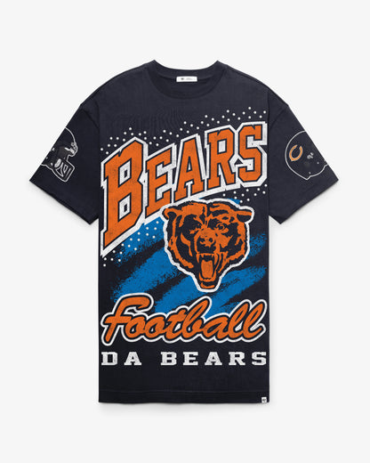 CHICAGO BEARS HISTORIC GEMSTONE SWASH '47 WOMEN'S T-SHIRT DRESS