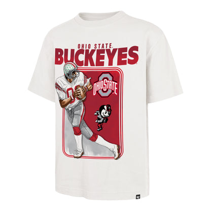 OHIO STATE BUCKEYES VINTAGE PLAYBRUSH '47 FOUNDATION TEE