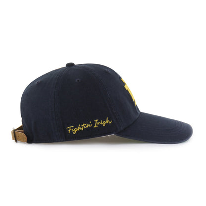 NOTRE DAME STANDALON CHAIN SIDE STITCH '47 CLEAN UP LONG VISOR