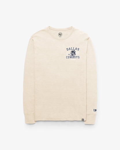 DALLAS COWBOYS HISTORIC EGREMONT WELL WORN '47 HEAVY SLUB LONG SLEEVE TEE
