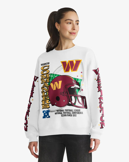 WASHINGTON COMMANDERS THUNDEROUS '47 WOMEN'S OVERSIZED CREW