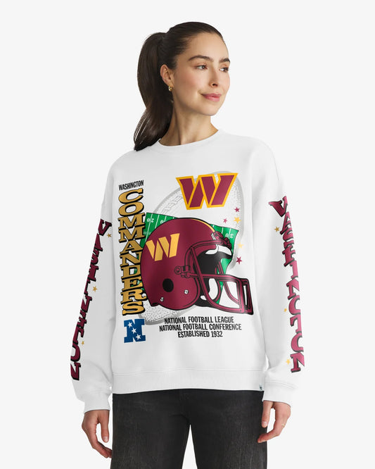 WASHINGTON COMMANDERS THUNDEROUS '47 WOMEN'S OVERSIZED CREW