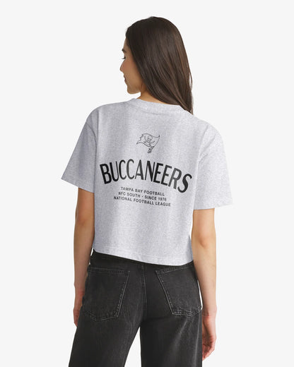 TAMPA BAY BUCCANEERS HADRIAN '47 FOUNDATION CROP TEE WOMENS
