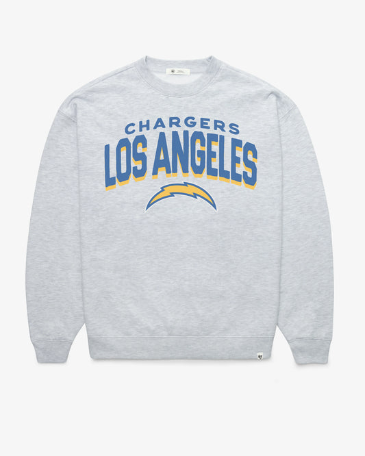 LOS ANGELES CHARGERS CAMPUS ARCH CLOUD '47 OVERSIZED CREW WOMENS