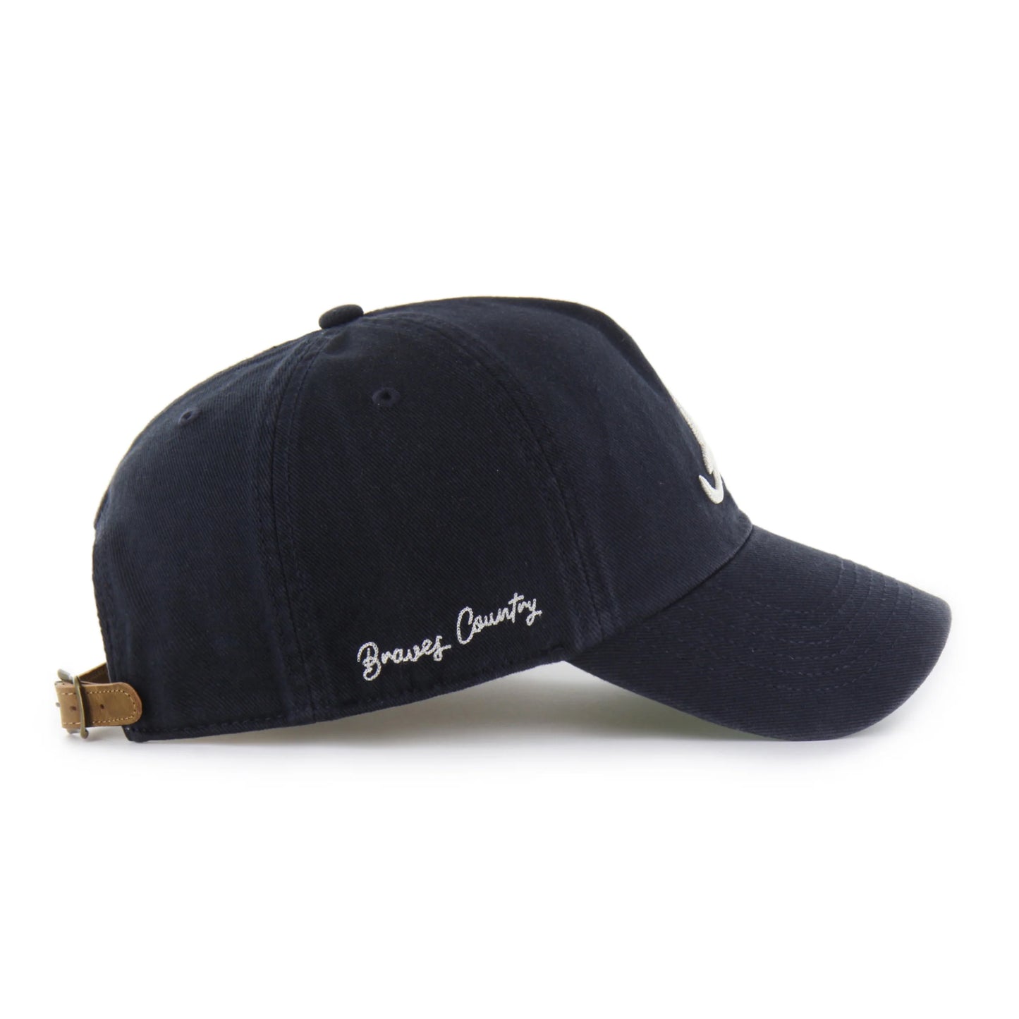 ATLANTA BRAVES CHAIN SIDE STITCH '47 CLEAN UP PINCH FRONT
