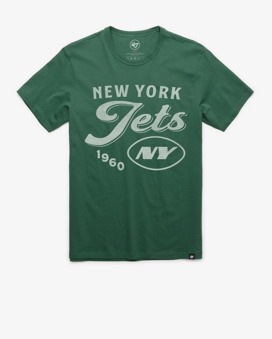NEW YORK JETS SCRIPT '47 FRANKLIN TEE