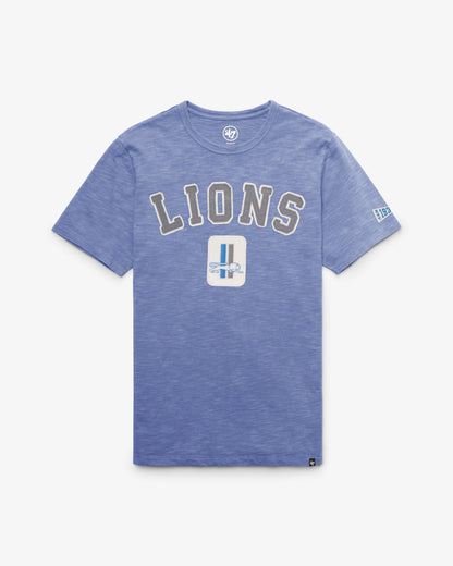 DETROIT LIONS HISTORIC SEYMOORE WELL WORN '47 HEAVY SLUB TEE
