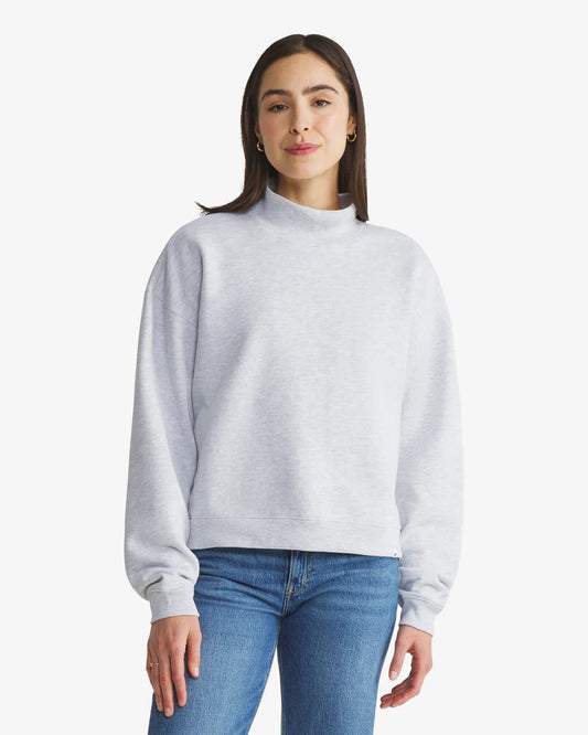 '47 BASICS WOMEN'S MOCK NECK PULLOVER