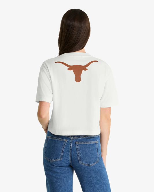 TEXAS LONGHORNS STRAIGHT THRU '47 REED CITY TEE WOMENS