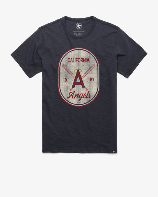 LOS ANGELES ANGELS COOPERSTOWN CROSS PATCH '47 SCRUM TEE