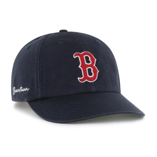 BOSTON RED SOX CHAIN SIDE STITCH '47 CLEAN UP ROUND VISOR