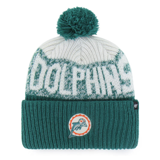 Miami Dolphins Historic Bone Chill '47 Cuff Knit