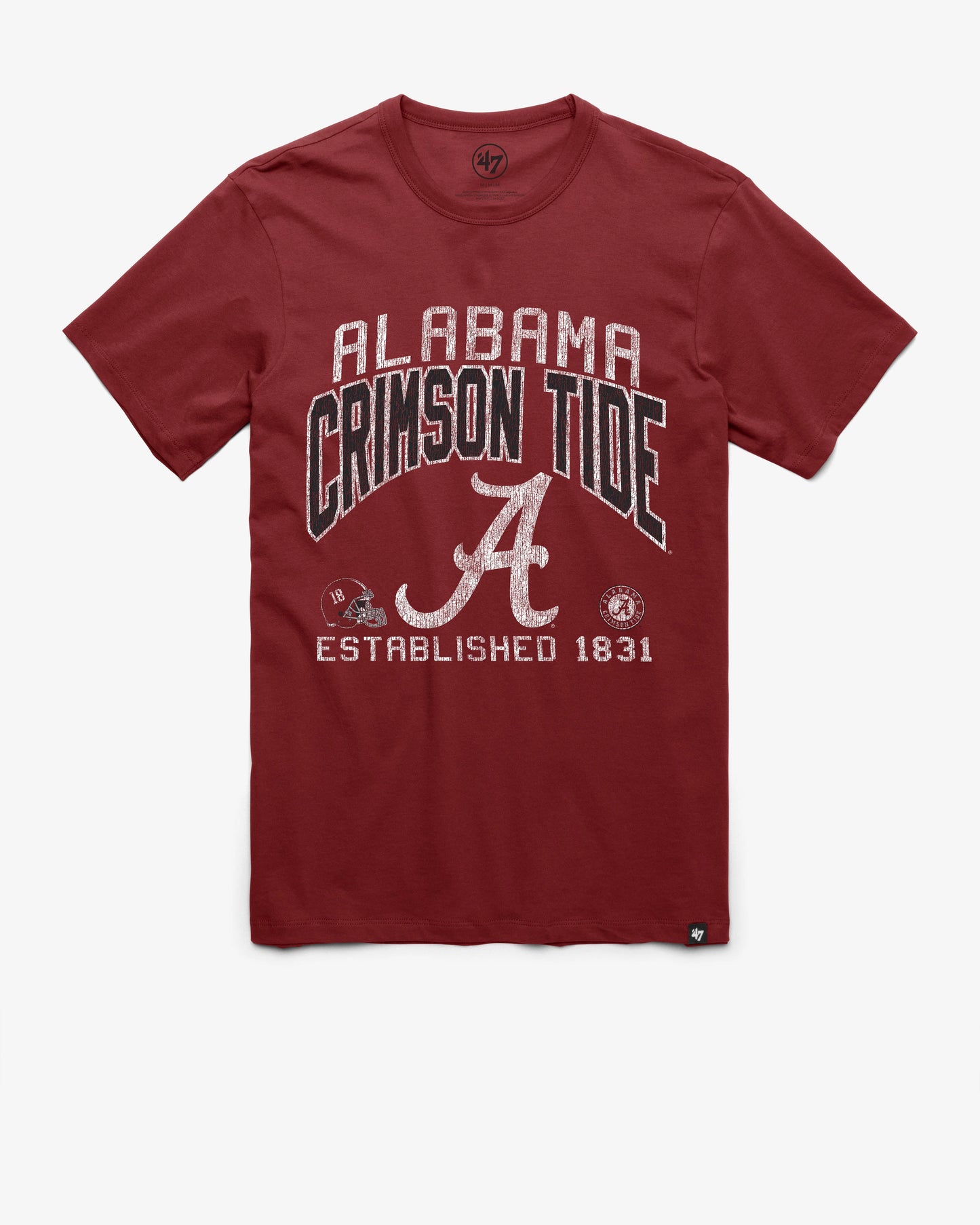 ALABAMA CRIMSON TIDE TURNED UP '47 FRANKLIN TEE
