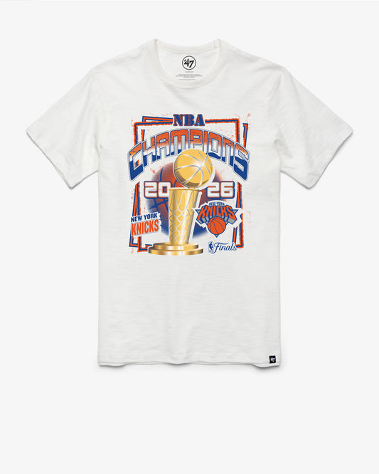 NEW YORK KNICKS 2026 NBA CHAMPIONS GRIT '47 SCRUM TEE