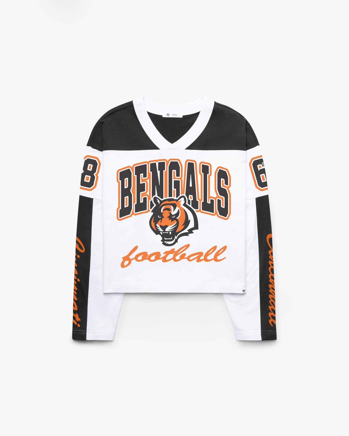 CINCINNATI BENGALS EXCLAMATION '47 WOMEN'S METRO JERSEY TEE