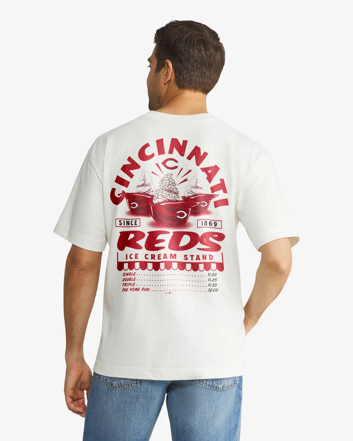 Cincinnati Reds Ice Cream Stand '47 Foundation Tee