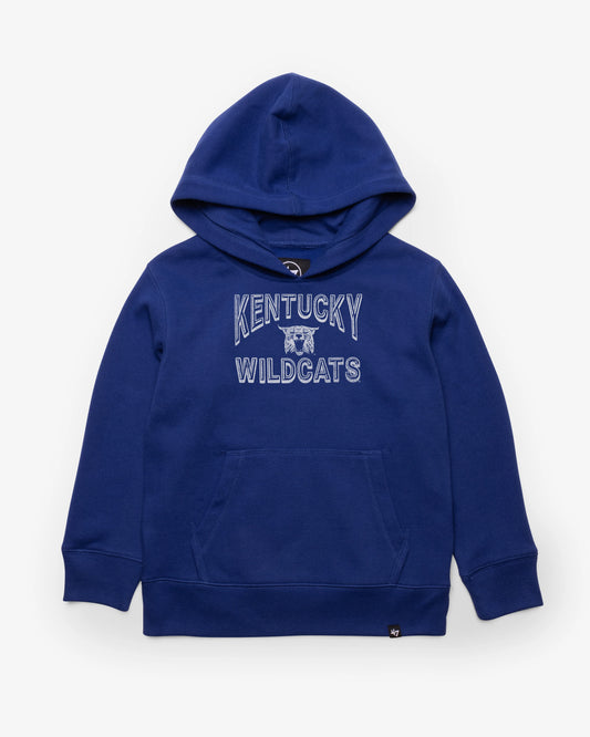 KENTUCKY WILDCATS VINTAGE FAN OUT '47 KID'S HEADLINE HOOD