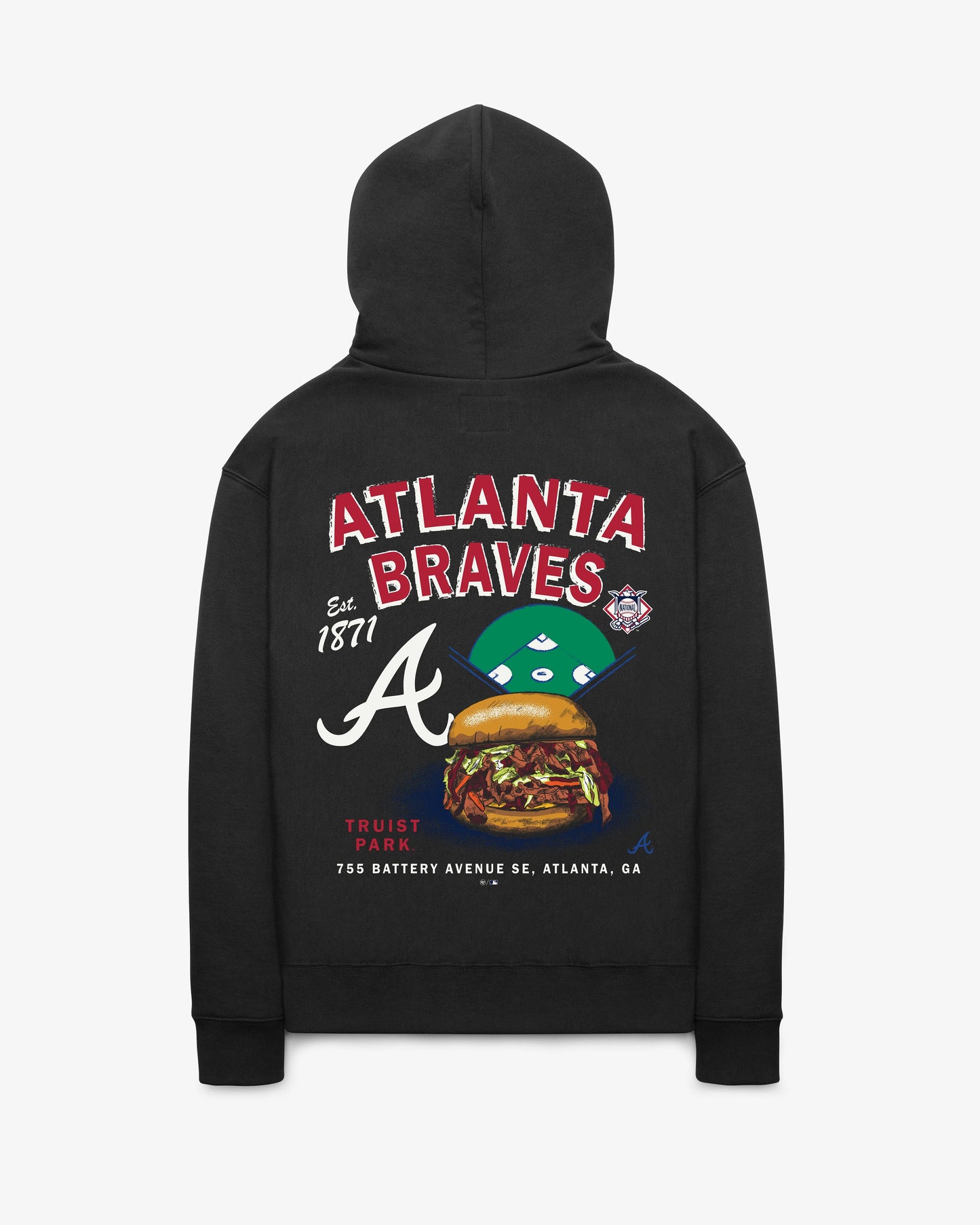 ATLANTA BRAVES STADIUM EATS '47 FOUNDATION HOOD