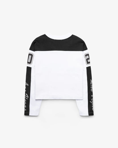 LAS VEGAS RAIDERS EXCLAMATION '47 WOMEN'S METRO JERSEY TEE
