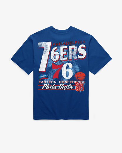 PHILADELPHIA 76ERS UNDER BAR '47 FOUNDATION TEE