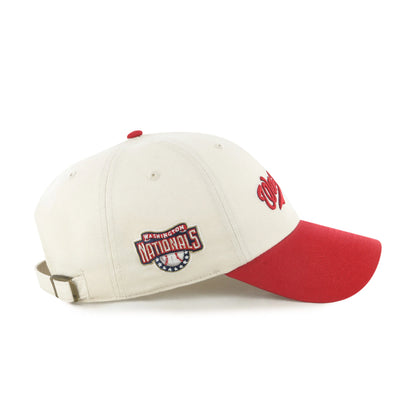 WASHINGTON NATIONALS COOPERSTOWN BALLPARK SCRIPT SHOT '47 CLEAN UP