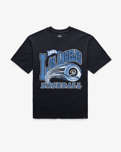 LOS ANGELES DODGERS CITY CONNECT GAME WORN CURVE '47 FOUNDATION TEE