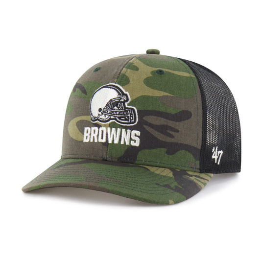 Cleveland Browns Camo Strap '47 Trucker
