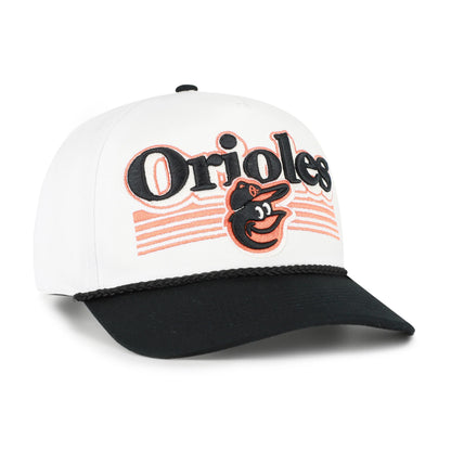 BALTIMORE ORIOLES SCRIPT FADE TWO TONE ROPE '47 HITCH