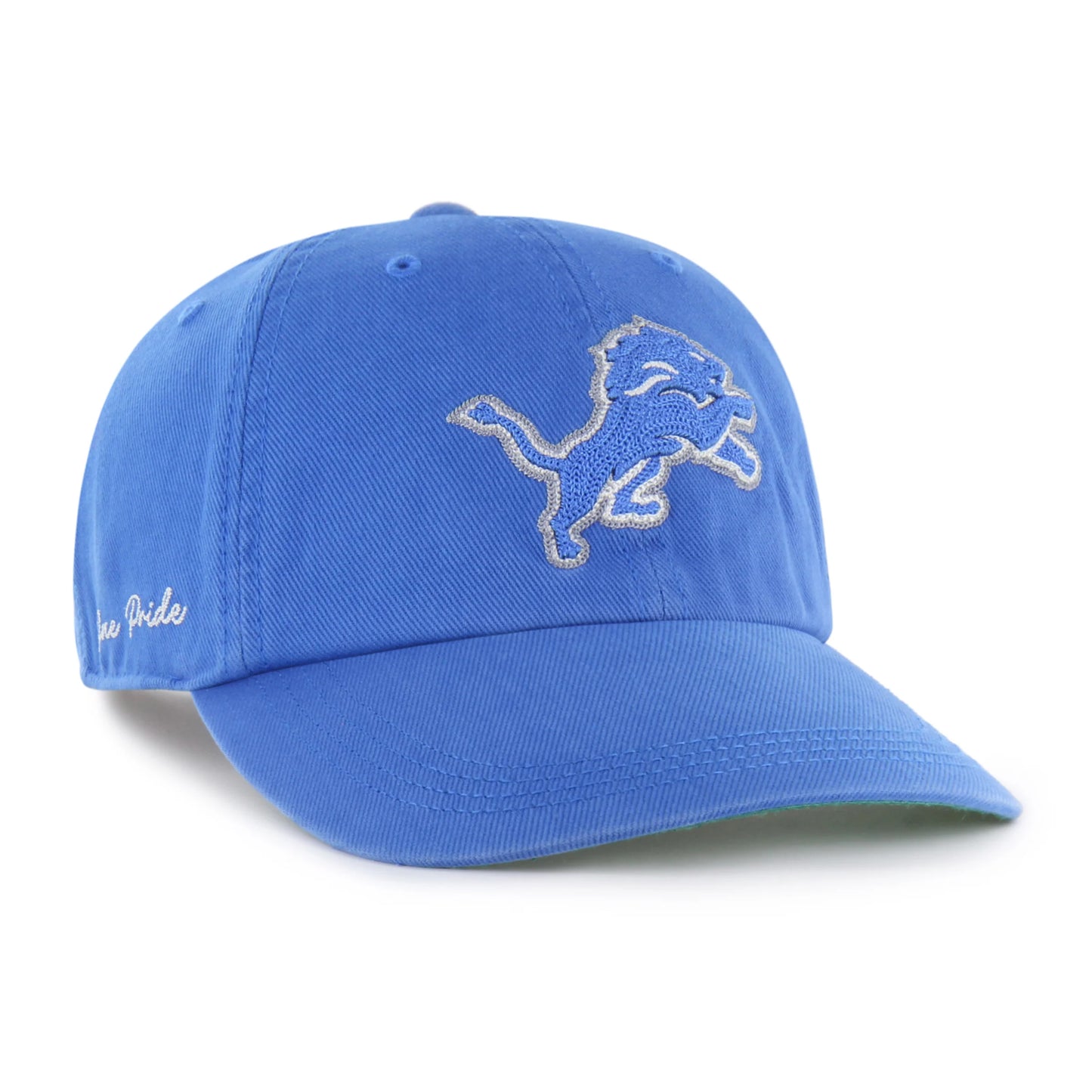 DETROIT LIONS CHAIN SIDE STITCH '47 CLEAN UP LONG VISOR