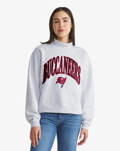 TAMPA BAY BUCCANEERS VANTAGE '47 WOMEN'S MOCK NECK PULLOVER