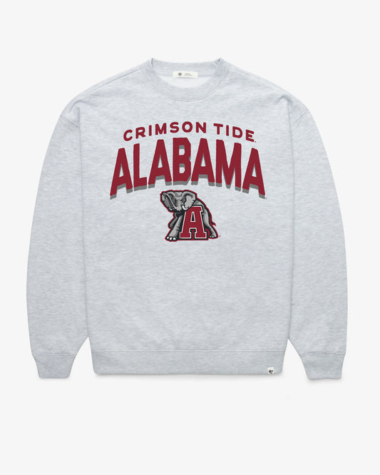 ALABAMA CRIMSON TIDE CAMPUS ARCH CLOUD '47 OVERSIZED CREW WOMENS