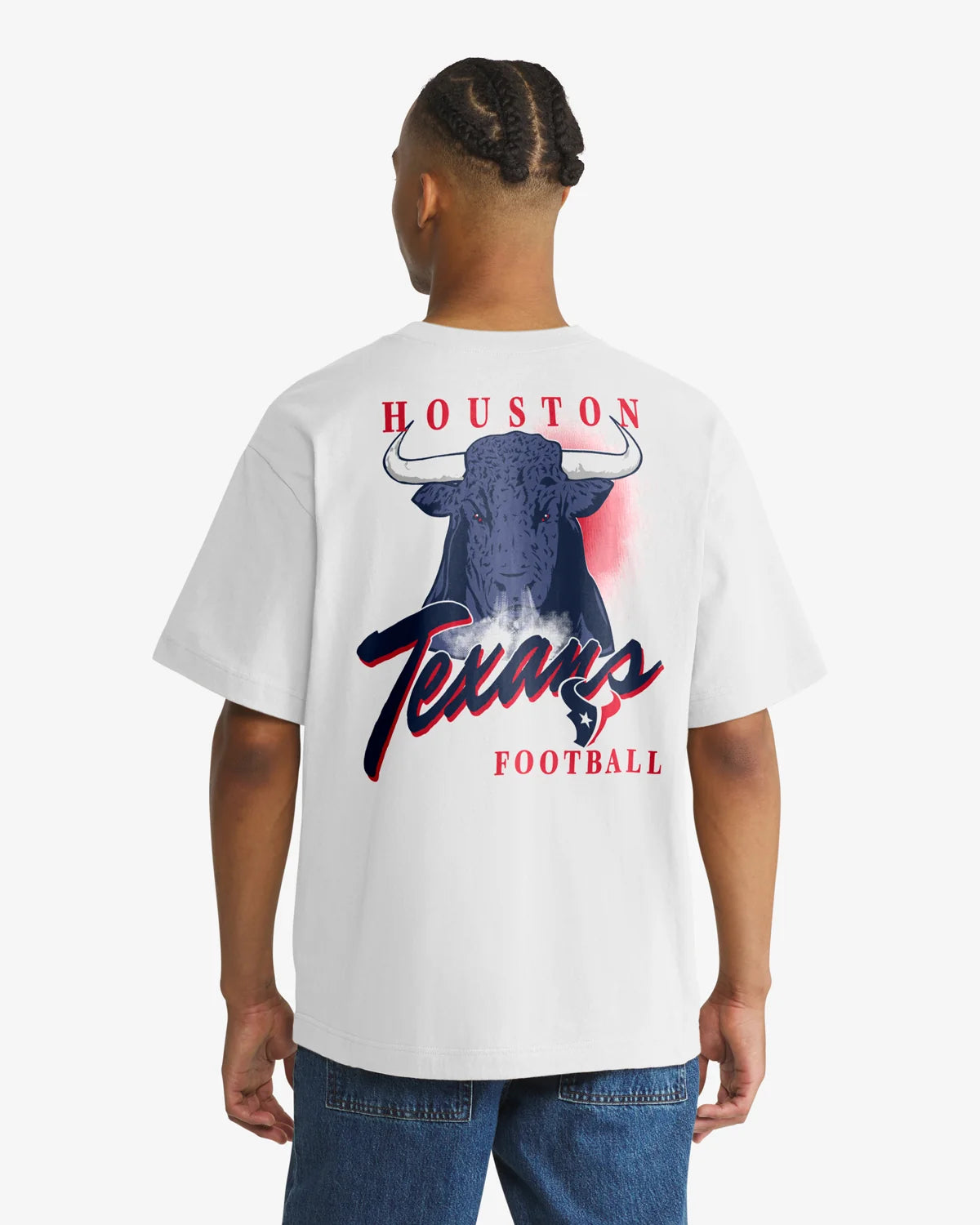 HOUSTON TEXANS BACKER SCRIPT ILLUSTRATED '47 FOUNDATION TEE