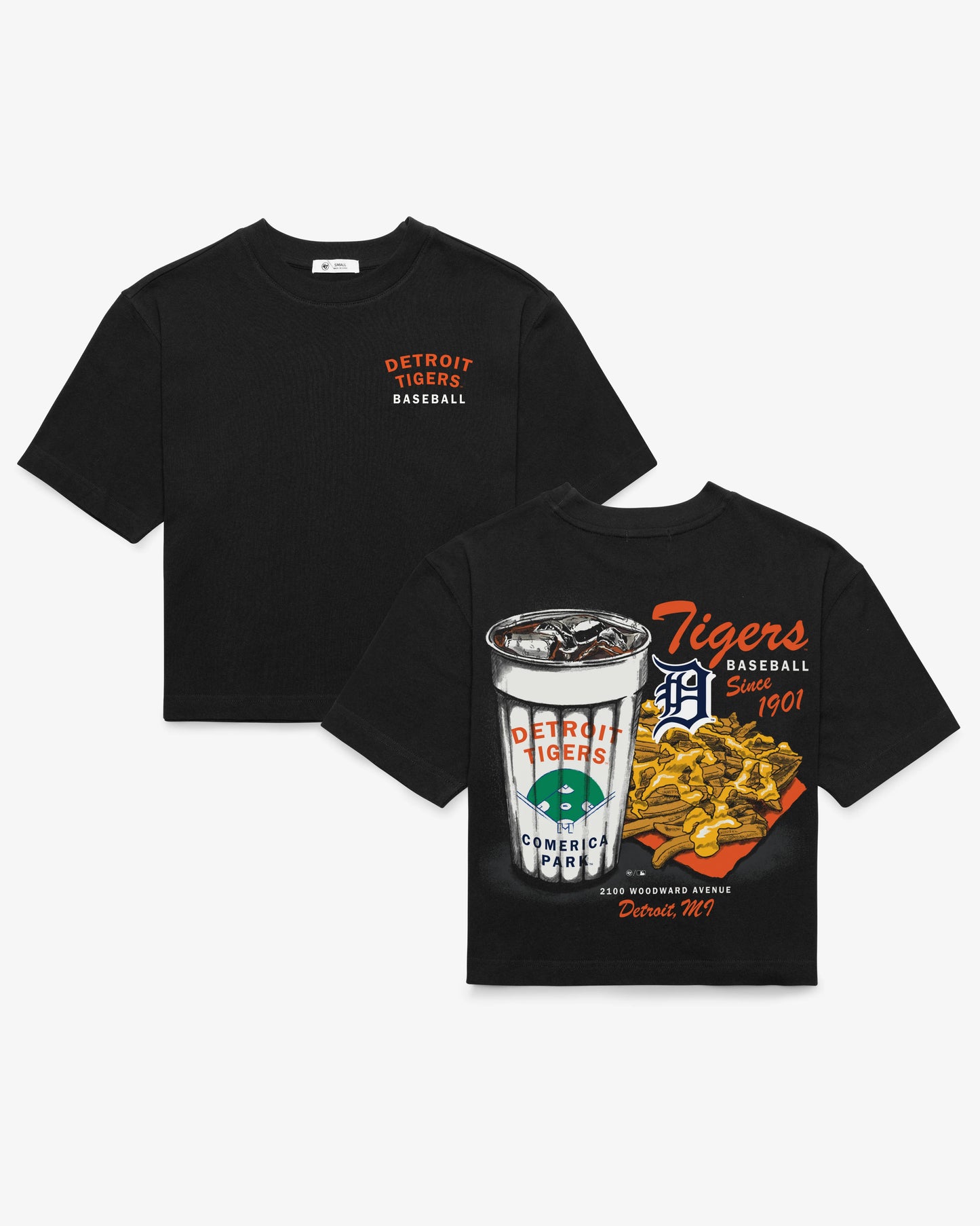 DETROIT TIGERS GRAB 'N GO '47 REED CITY TEE WOMEN