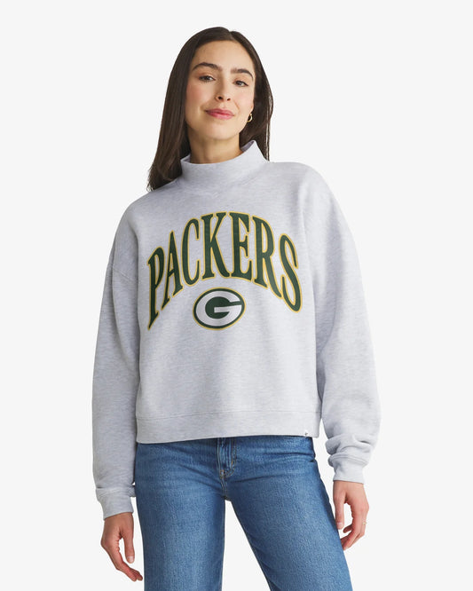 Green Bay Packers Vantage '47 Women's Mock Neck Pullover
