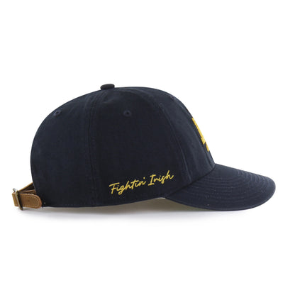 NOTRE DAME STANDALON CHAIN SIDE STITCH '47 CLEAN UP ROUND VISOR
