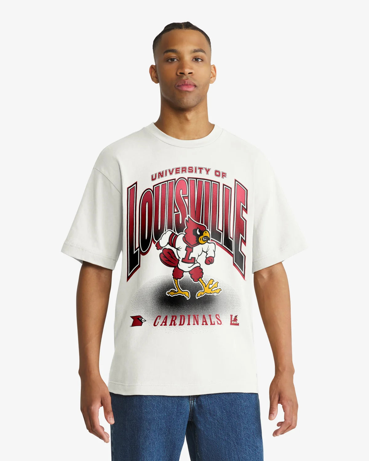 LOUISVILLE CARDINALS VINTAGE TEAM FLEX '47 FOUNDATION TEE