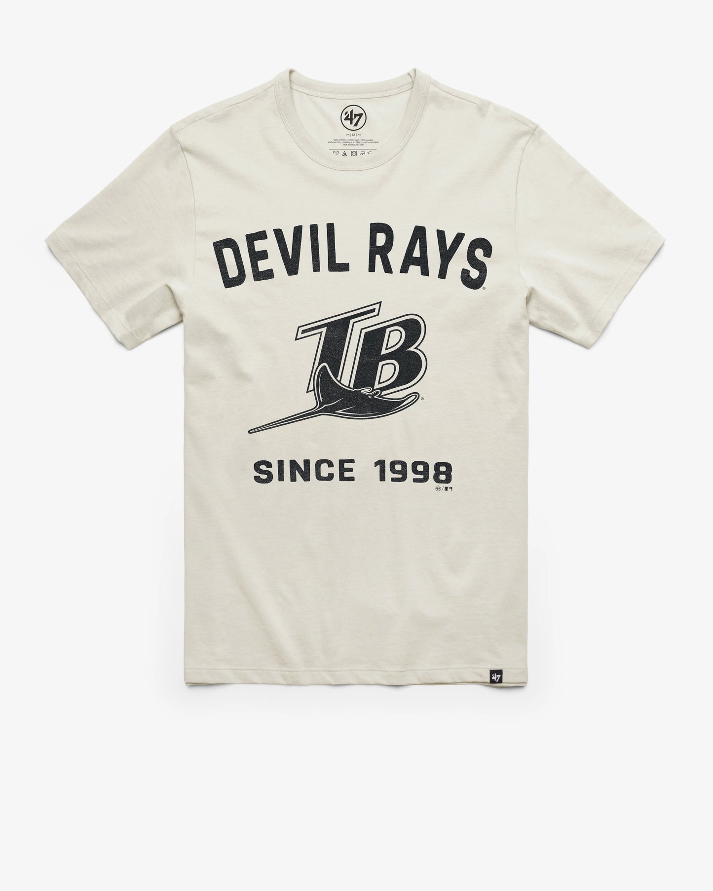 TAMPA BAY RAYS COOPERSTOWN DUSTER '47 FRANKLIN TEE