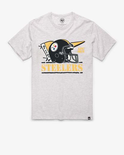 PITTSBURGH STEELERS HISTORIC MOTION FIELD '47 FRANKLIN TEE