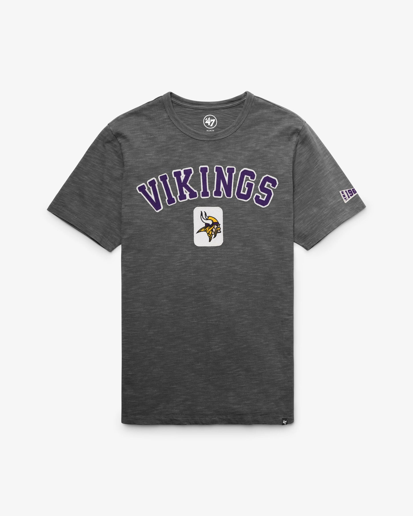 MINNESOTA VIKINGS SEYMOORE WELL WORN '47 HEAVY SLUB TEE