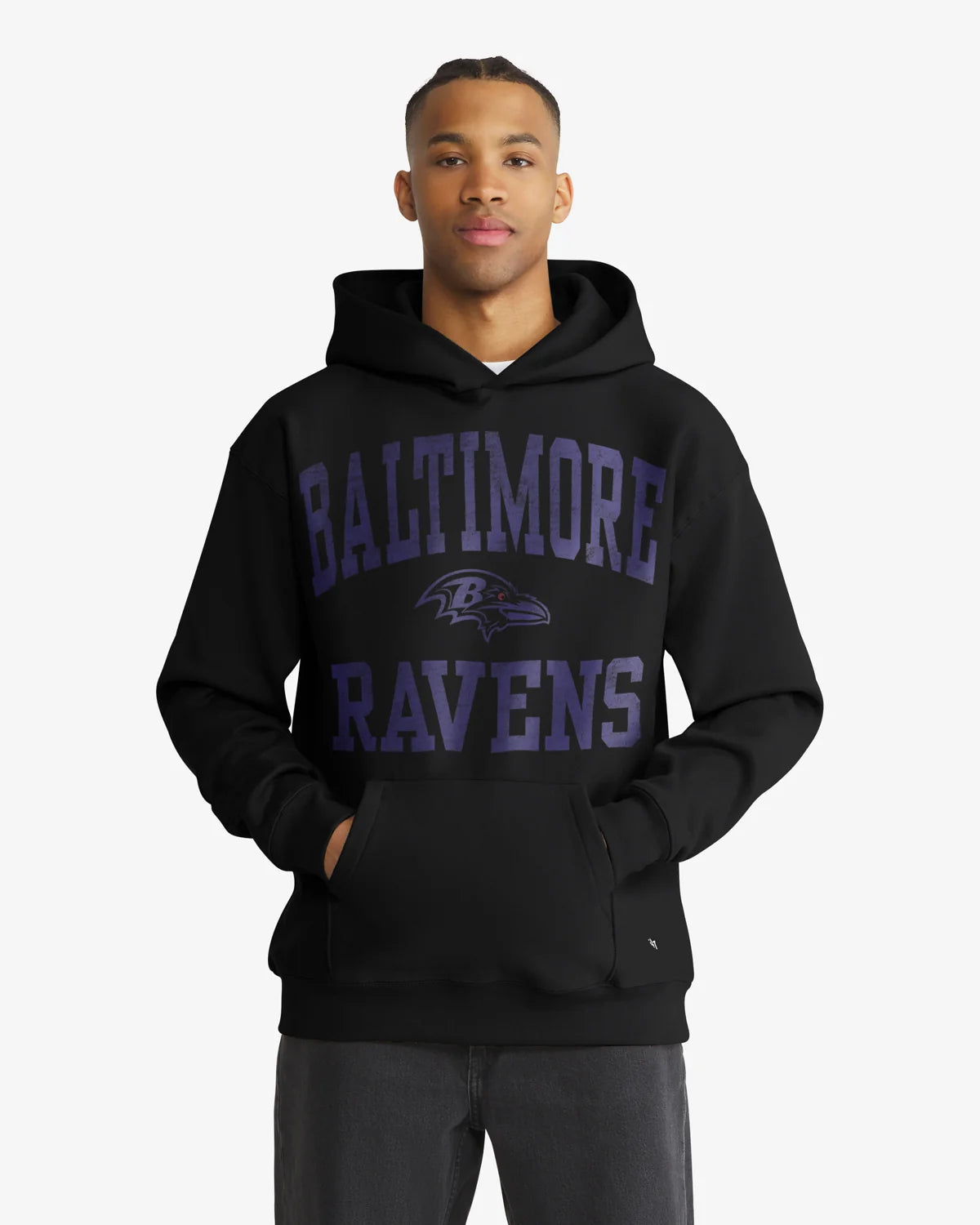 Baltimore Ravens Campus Stack Arched '47 Foundation Hood