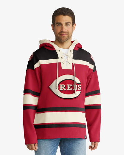 CINCINNATI REDS '47 SUPERIOR LACER PULLOVER HOOD