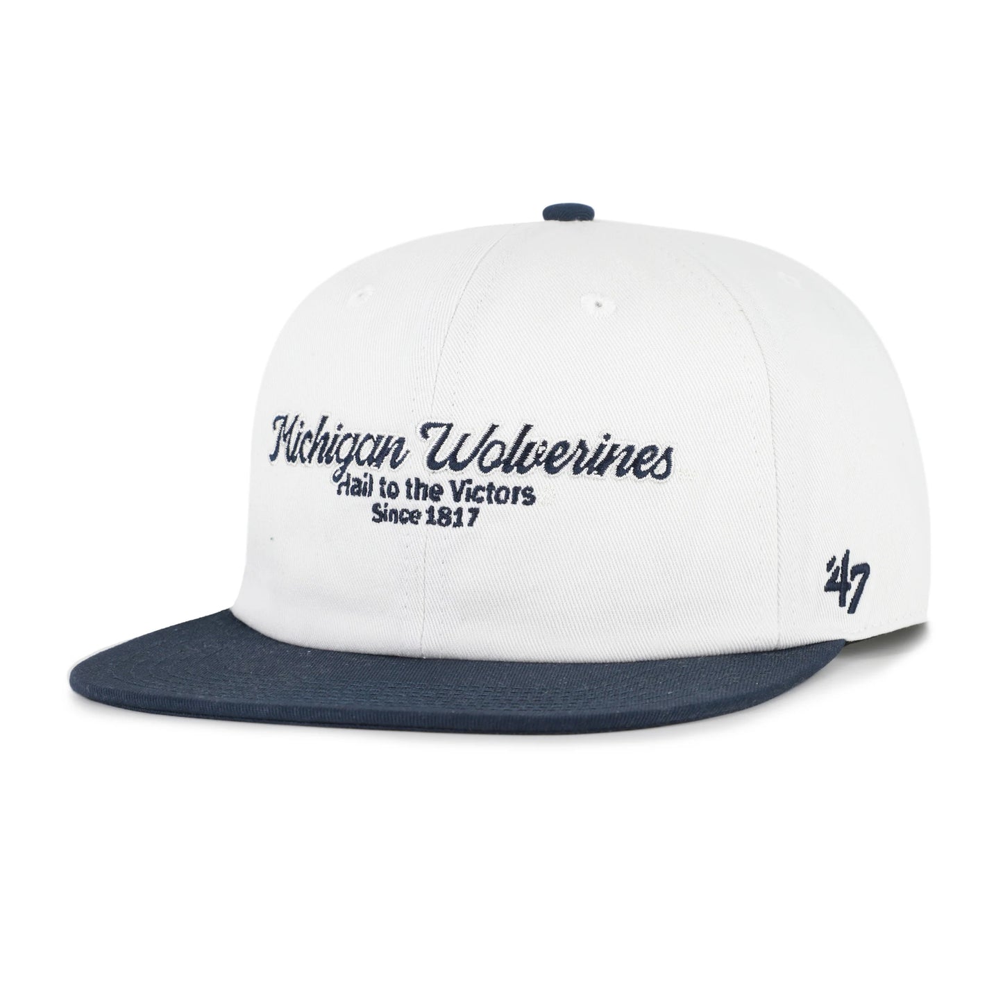 Michigan Wolverines Script Stack '47 Captain RL Relaxed
