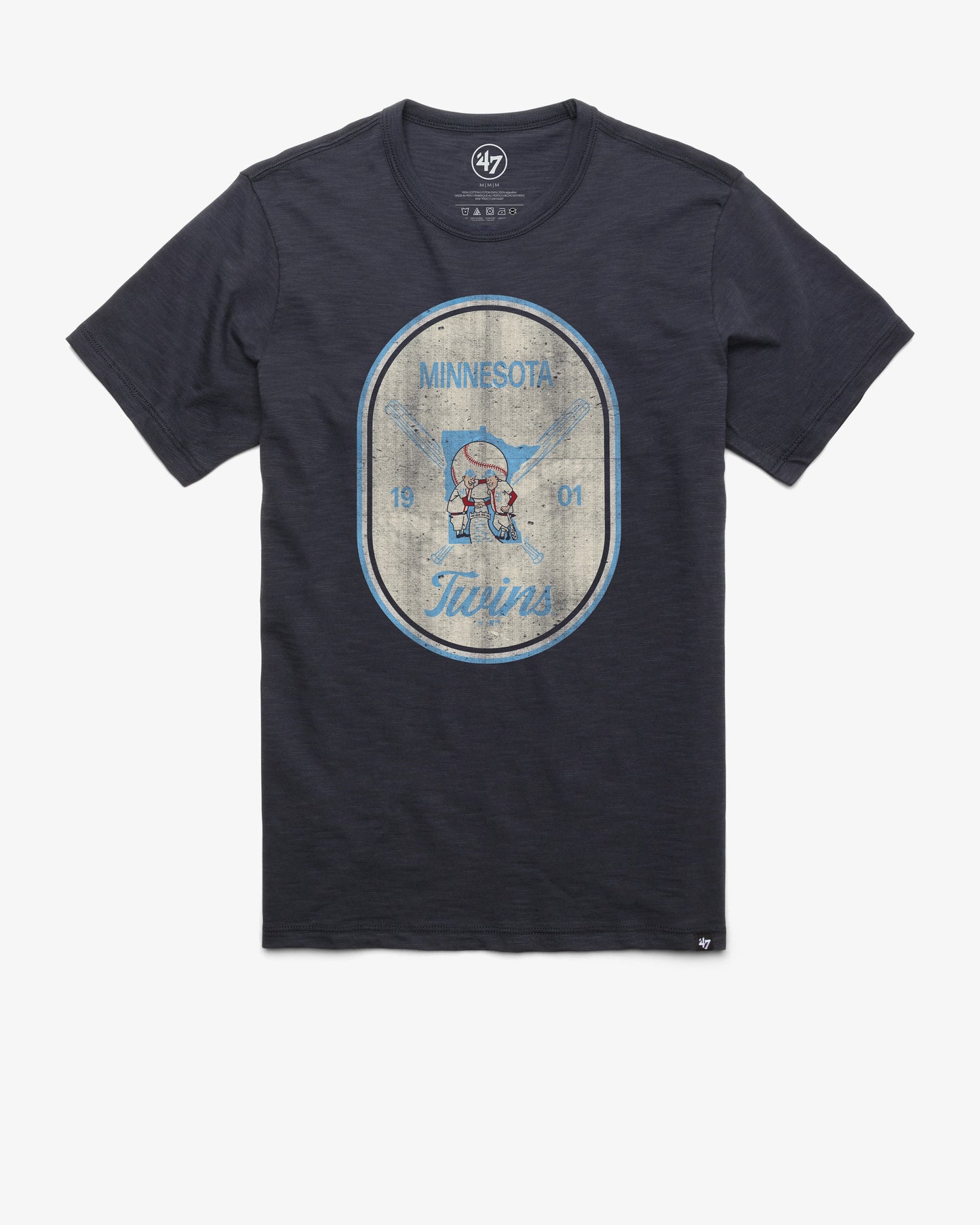 MINNESOTA TWINS COOPERSTOWN CROSS PATCH '47 SCRUM TEE