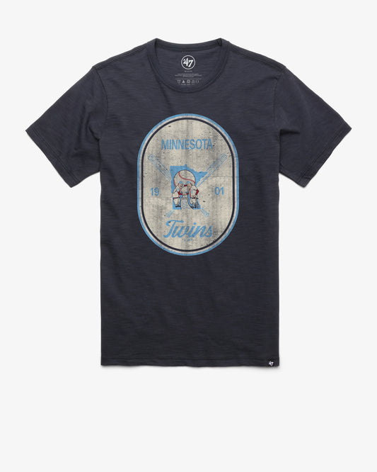 MINNESOTA TWINS COOPERSTOWN CROSS PATCH '47 SCRUM TEE