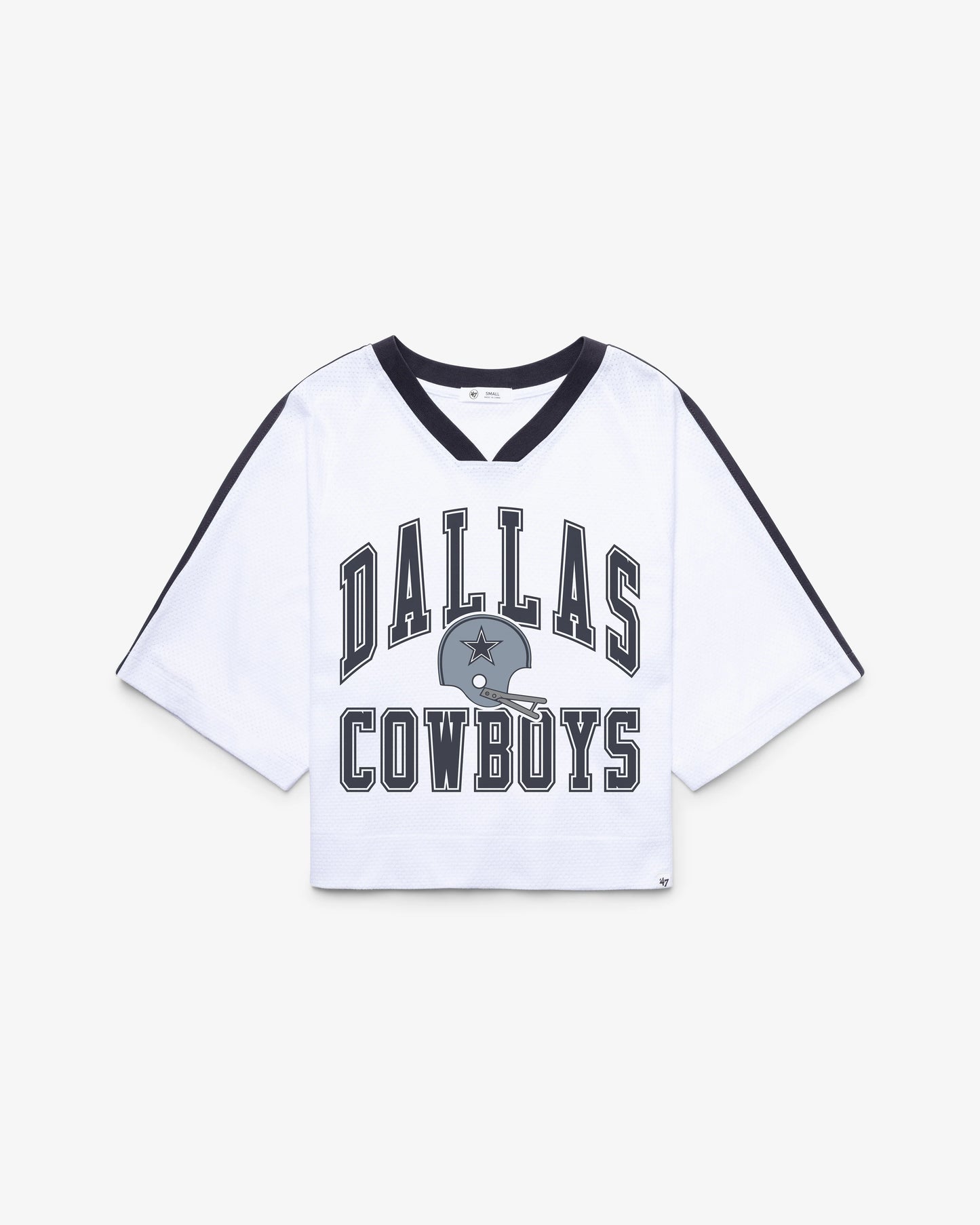 DALLAS COWBOYS HISTORIC BIG OVERARCH '47 WOMEN'S DROP NEEDLE RAGLAN JERSEY