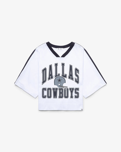 DALLAS COWBOYS HISTORIC BIG OVERARCH '47 WOMEN'S DROP NEEDLE RAGLAN JERSEY