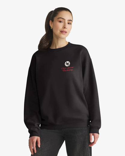 Ohio State Buckeyes Shout It Out '47 Oversized Crew Womens