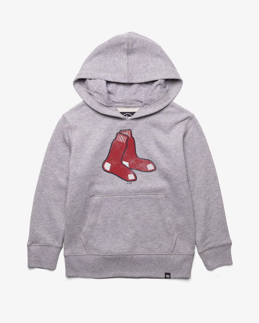 BOSTON RED SOX DISTRESSED IMPRINT '47 KID'S HEADLNE HOOD